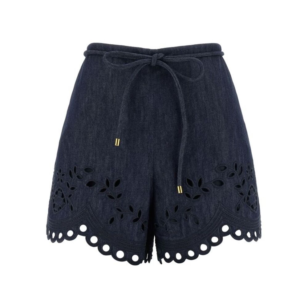 Zimmermann Blue Cotton Bermuda Women's Shorts